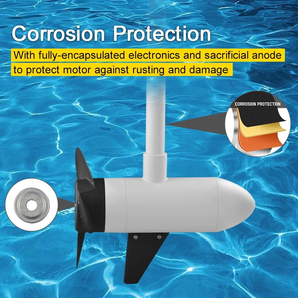 12V 55LBS 54inch Bow Mount Trolling Motor with Wireless Remote Control N728