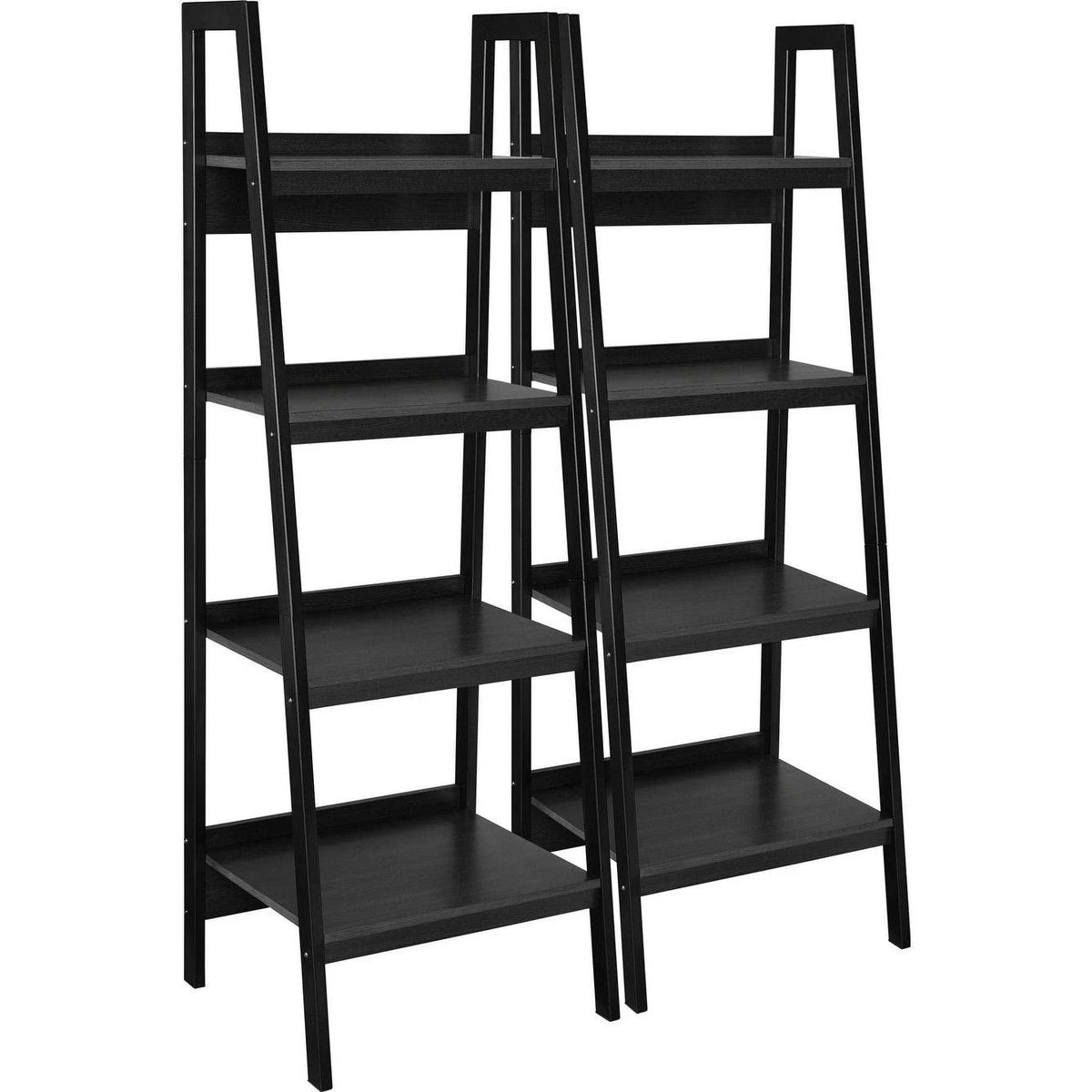 4-Shelf Ladder Bookcase Set of 2 Q628