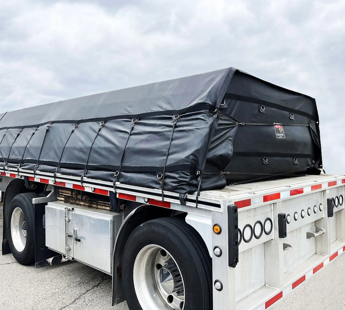 2 Pack 20' x 24' Heavy Duty Flatbed Truck Tarps J7201