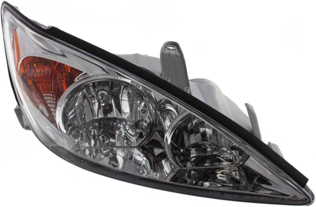 Chrome Headlight Assembly for Toyota Camry 2002 2003 2004 Passenger Side K383403