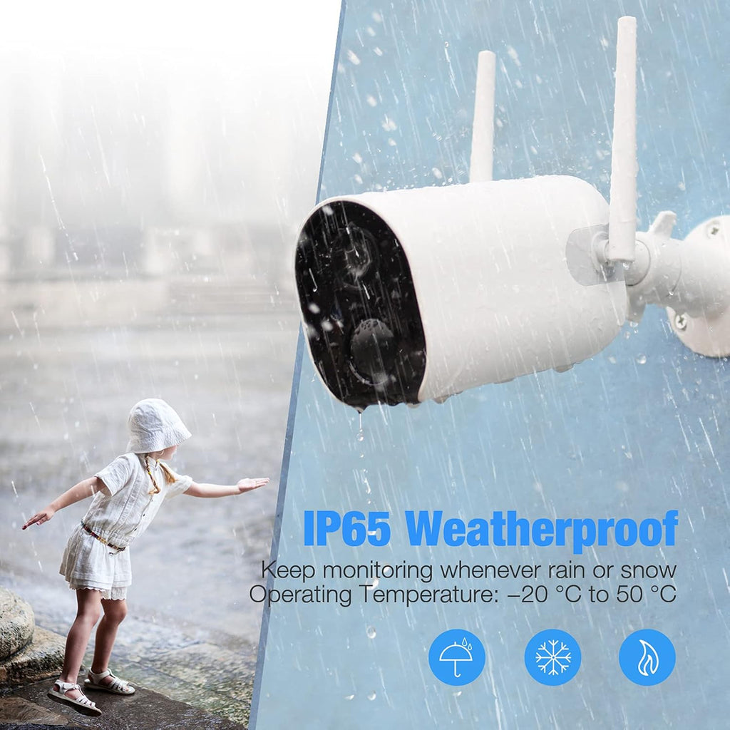 1080P Wireless Outdoor Security Camera with Night Vision L22981