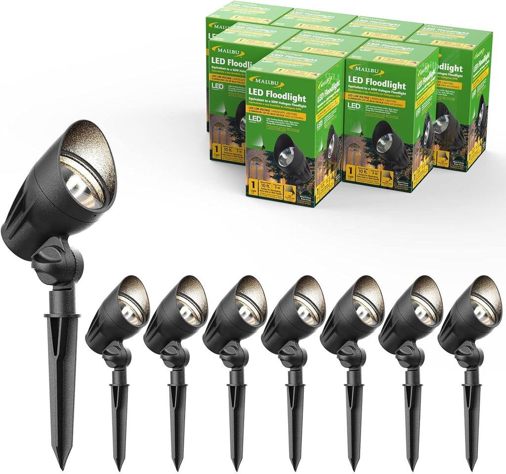 8 Pack LED Landscape Floodlight P659630