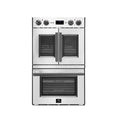 30 French Door Double Electric Wall Oven with Telescopic Racks L120733