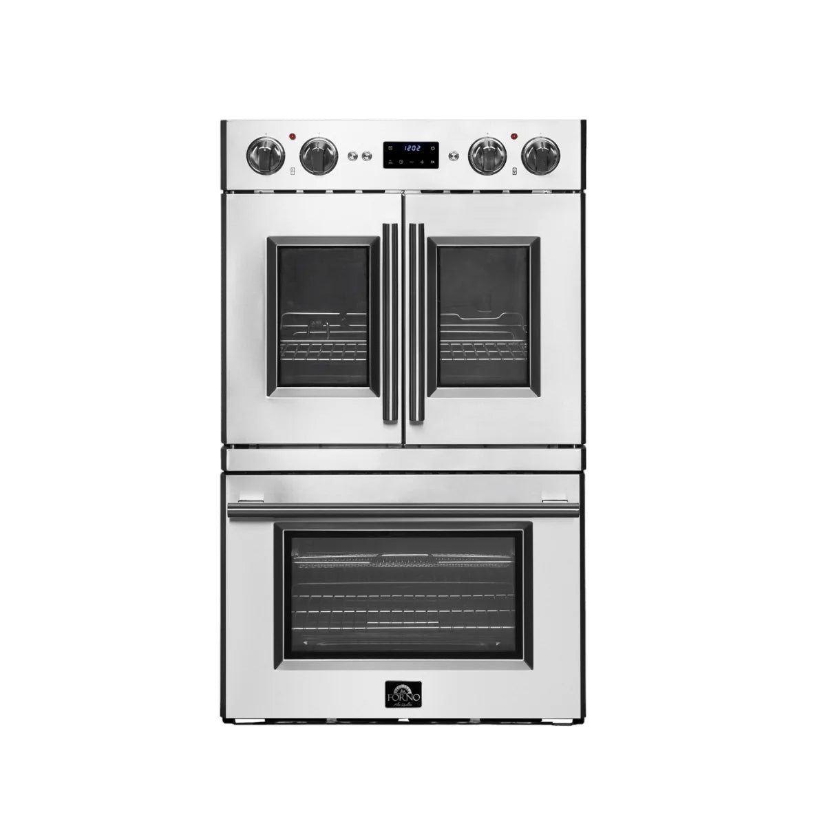 30 French Door Double Electric Wall Oven with Telescopic Racks L120733