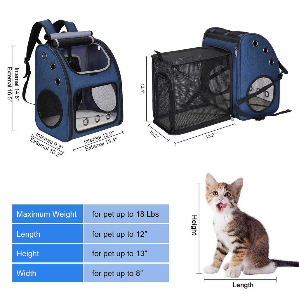 Expandable Pet Carrier Backpack E150458