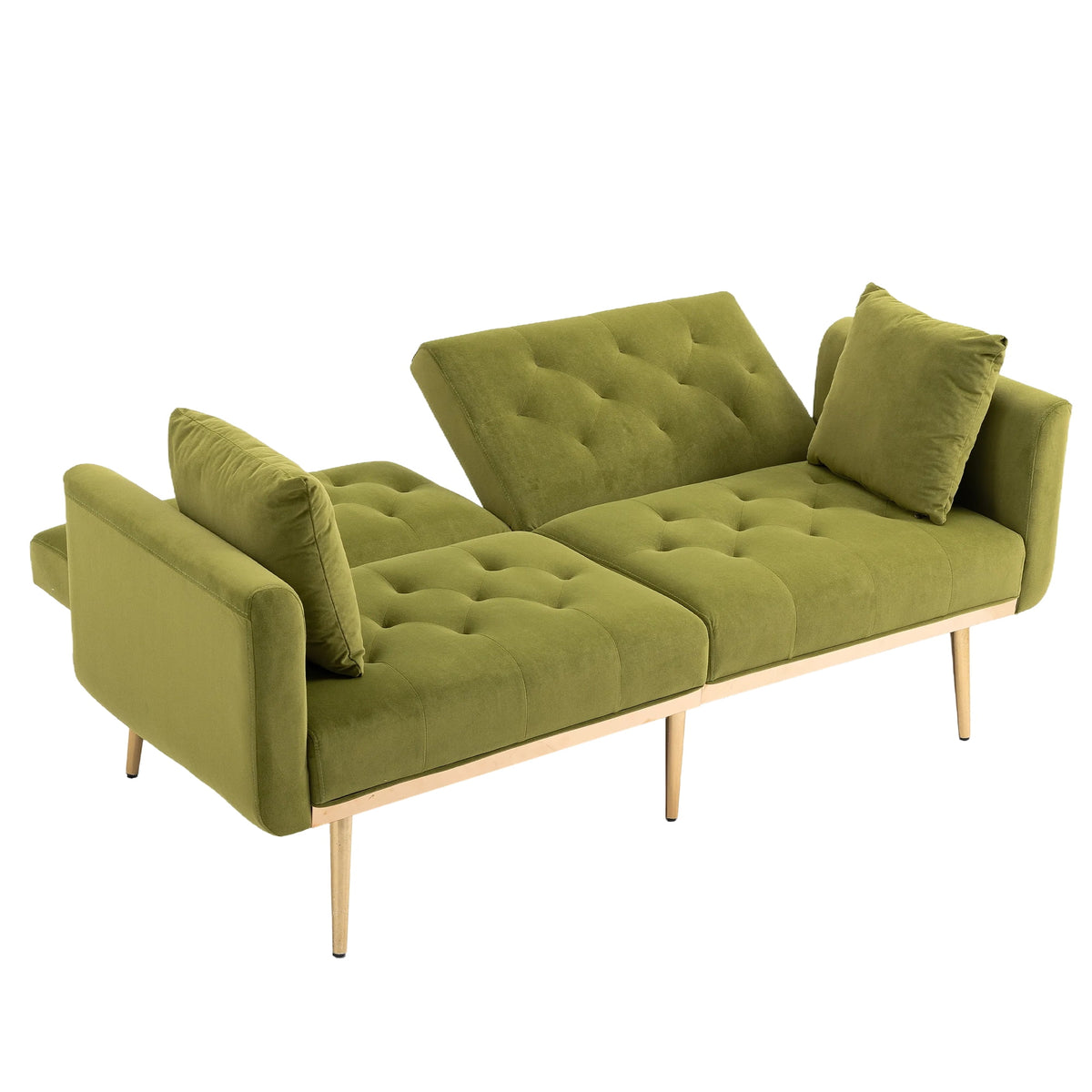 Velvet Sofa with Metal Feet K4538