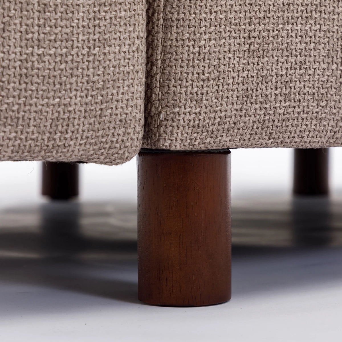Brown Single Seat Module Sofa Sectional Couch R588