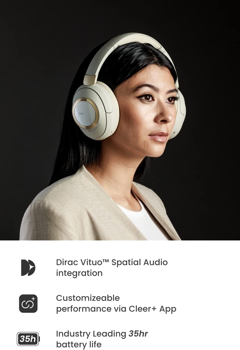 Alpha Noise Cancelling Bluetooth Headphones K16485