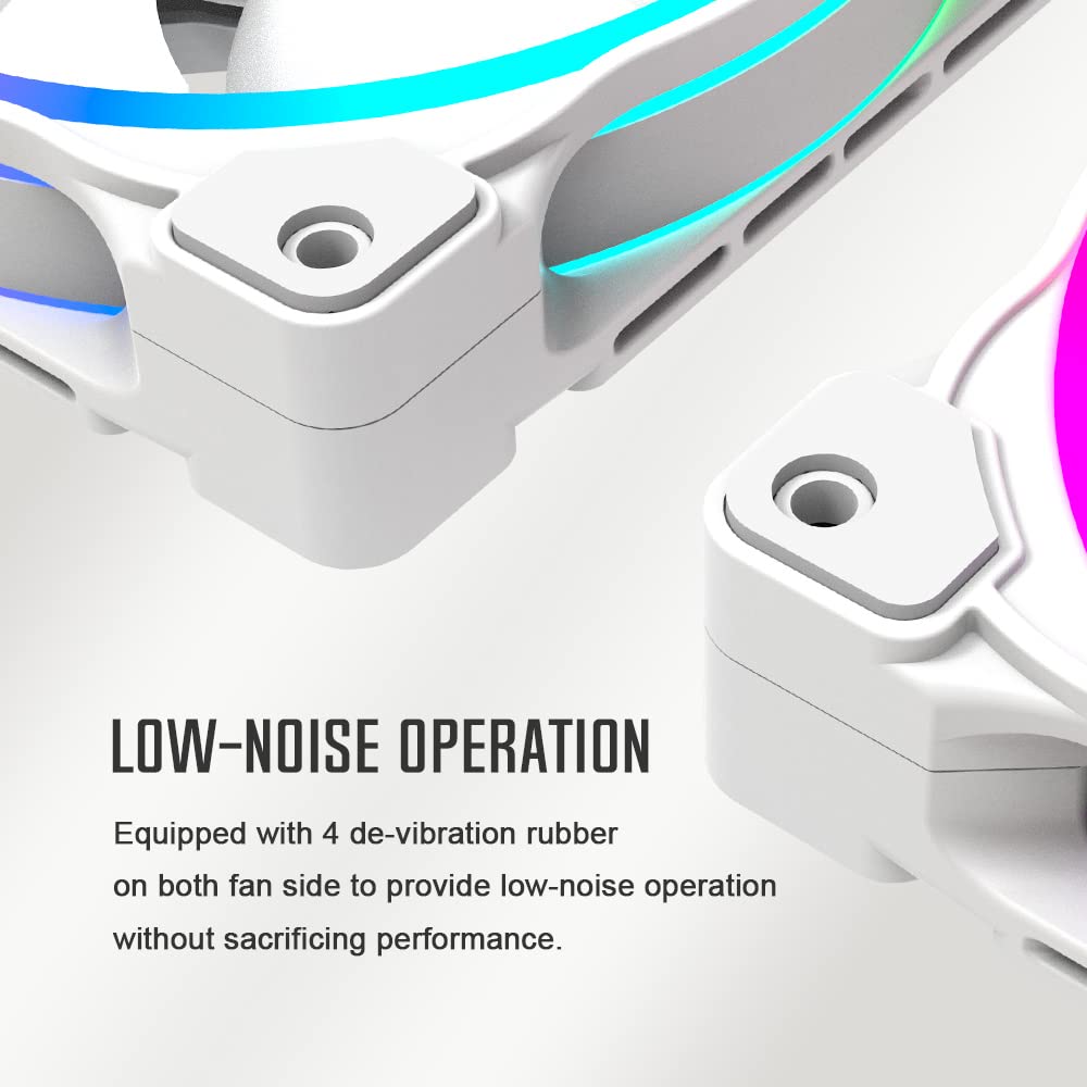 120mm RGB Case Fan 3 Pack O6464