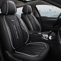 Pink Synthetic Leather 5 Seats Car Seat Cover Set O869