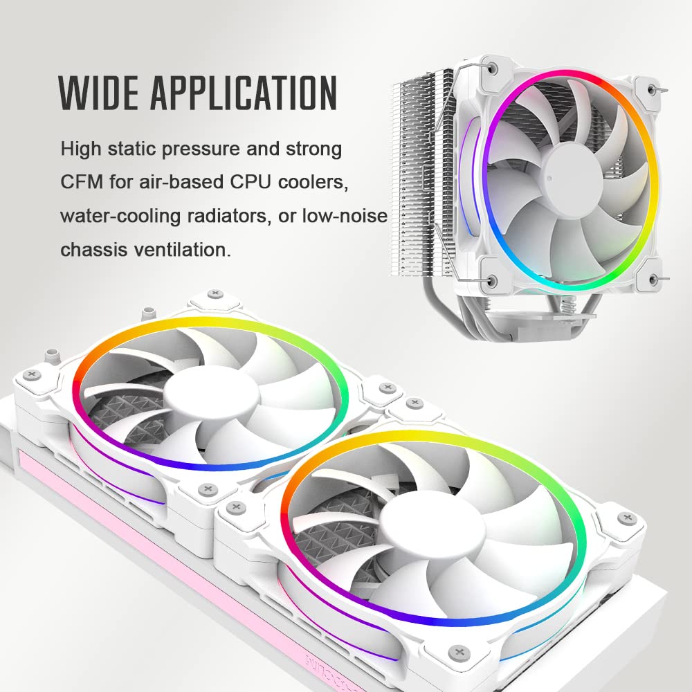 120mm RGB Case Fan 3 Pack O6464