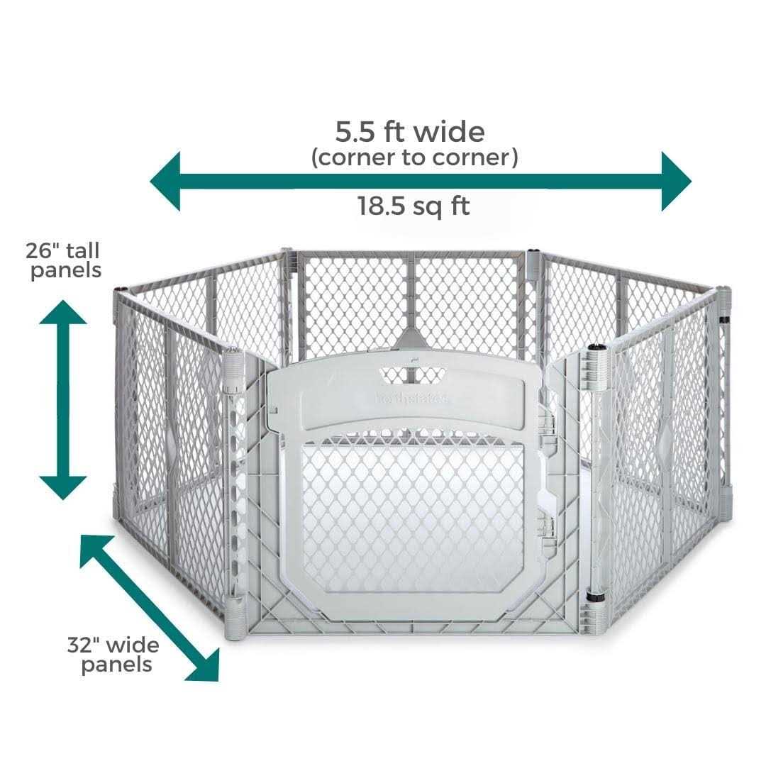 6-Panel Dog Playpen B9437