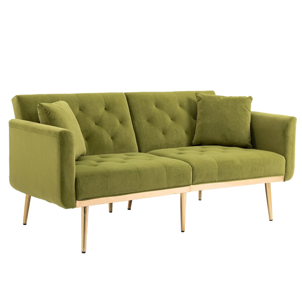 Velvet Sofa with Metal Feet K4538