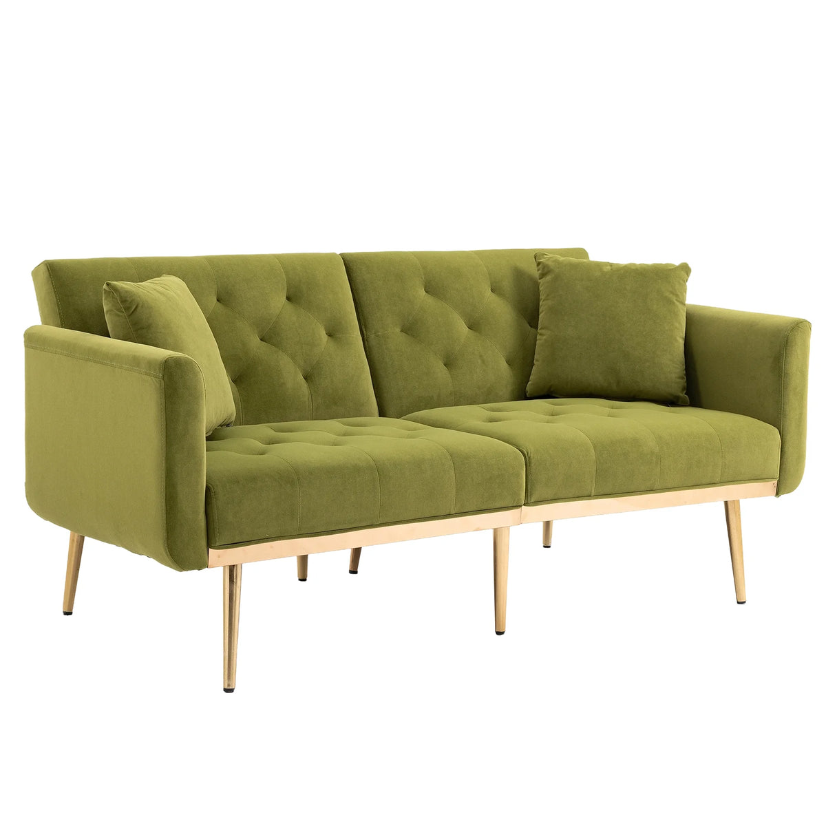 Velvet Sofa with Metal Feet K4538