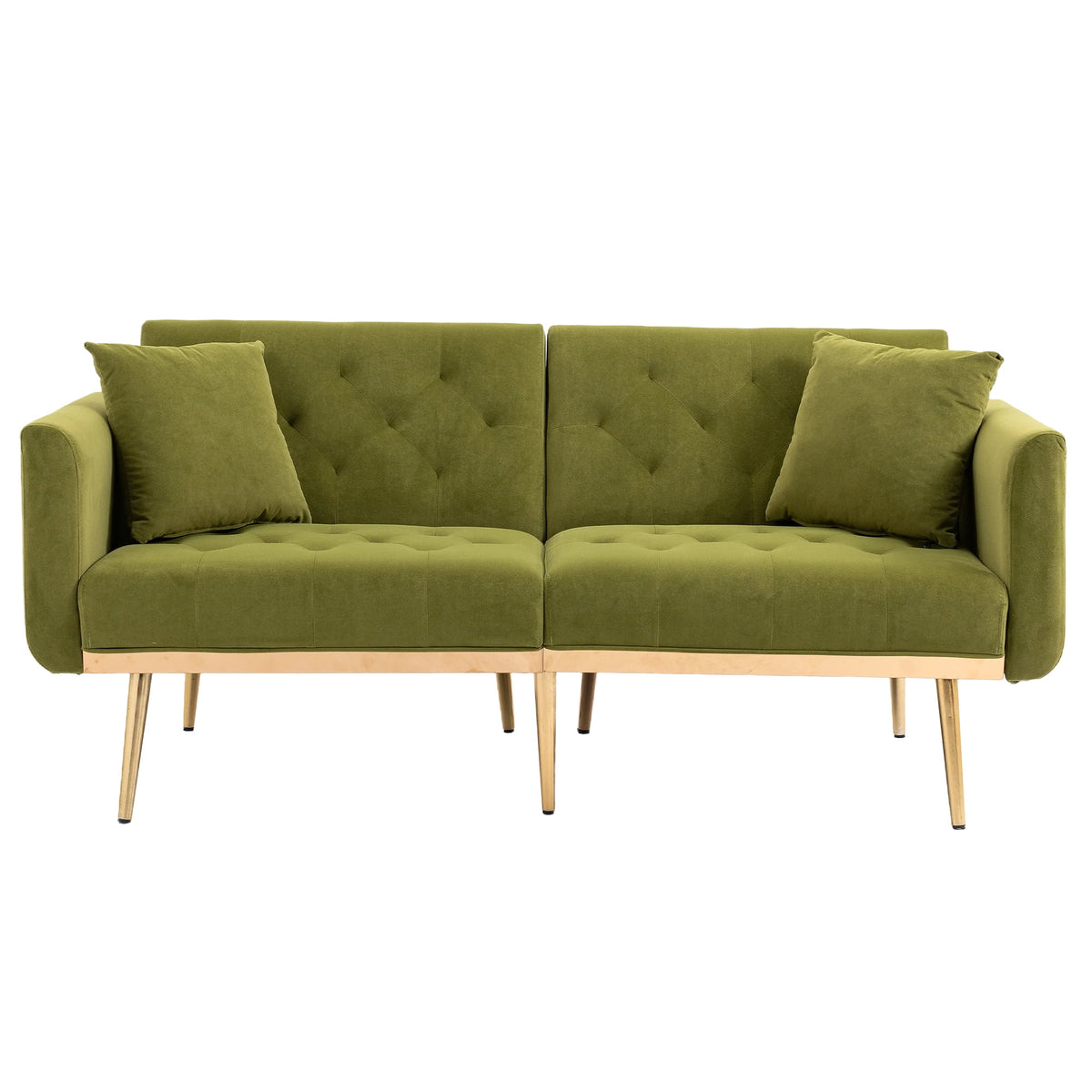 Velvet Sofa with Metal Feet K4538