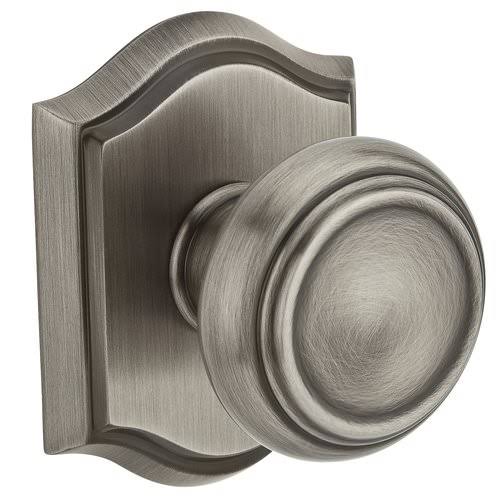 Passage Traditional Knob and Arch Rose Bright Chrome J946156