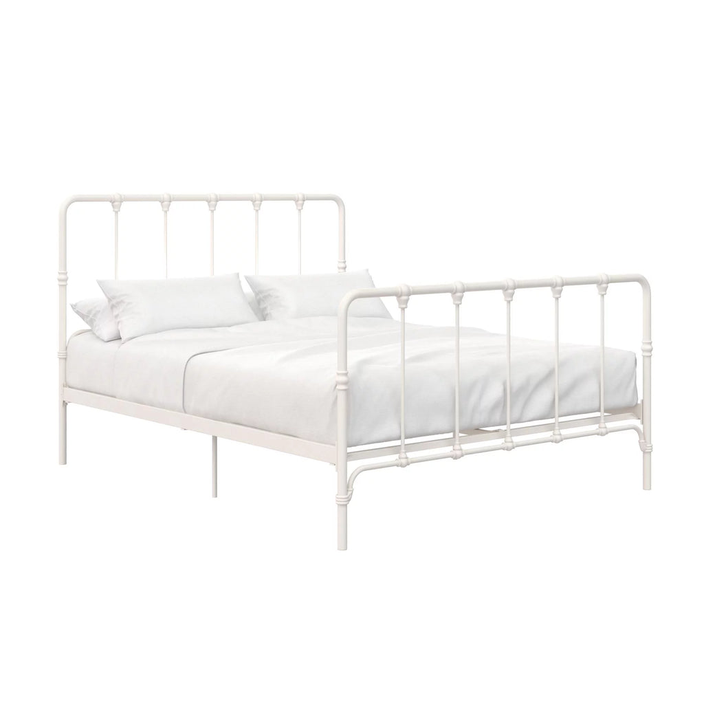 King Gray Metal Bed W33615
