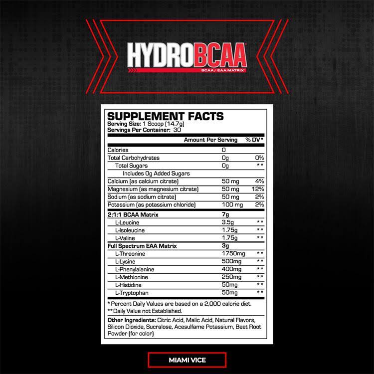 Hydrobcaa BCAA 15 oz F7944