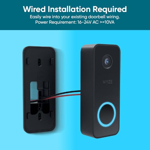 2K Video Doorbell with Color Night Vision K8568