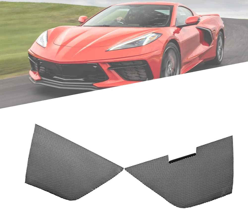 2Pcs Aluminum Car Grille Mesh Set for Corvette C8 2020-2022 R990