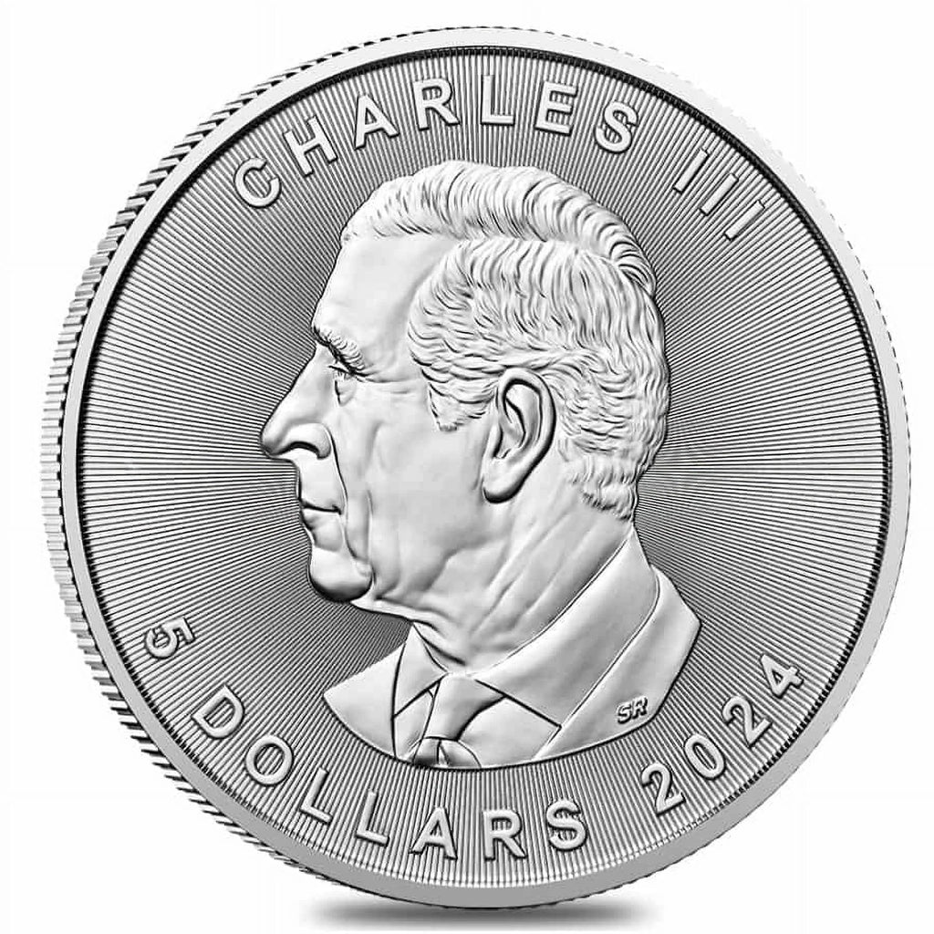 10 1 oz Canadian Silver Maple Leaf Coin J96254