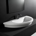 White Drop in Bathroom Sink T5027