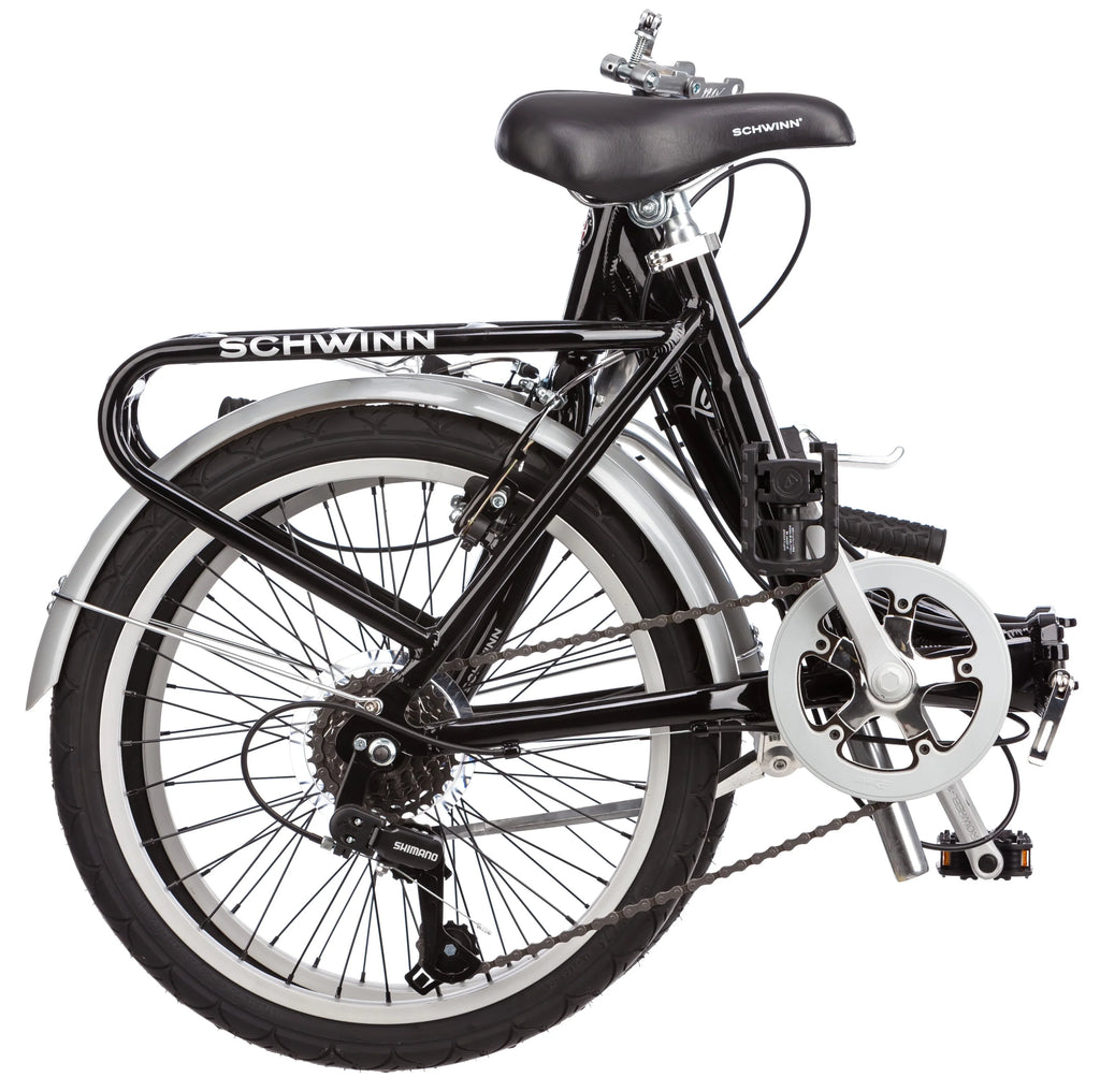 Folding Commuter Bike, 20-inch wheels, Black J6013