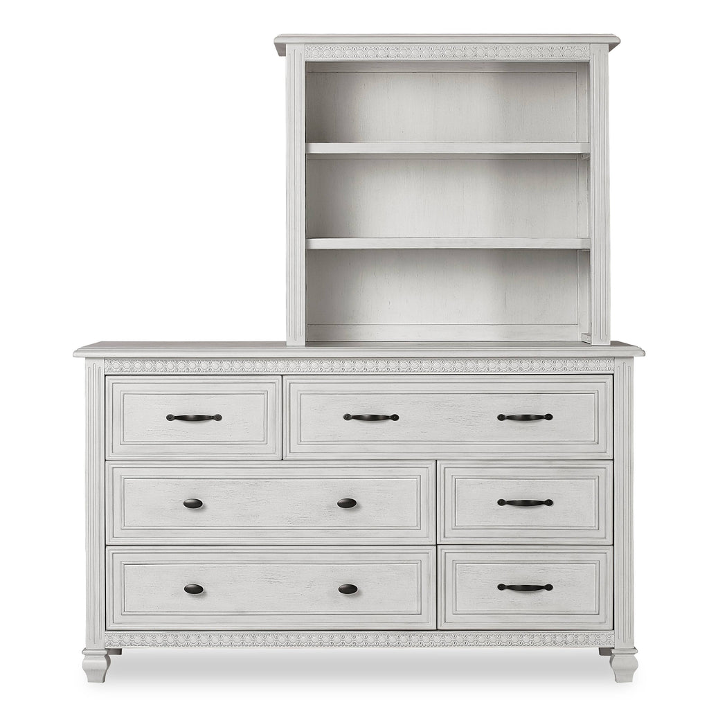 Antique Grey Mist Mini Hutch Bookcase H834