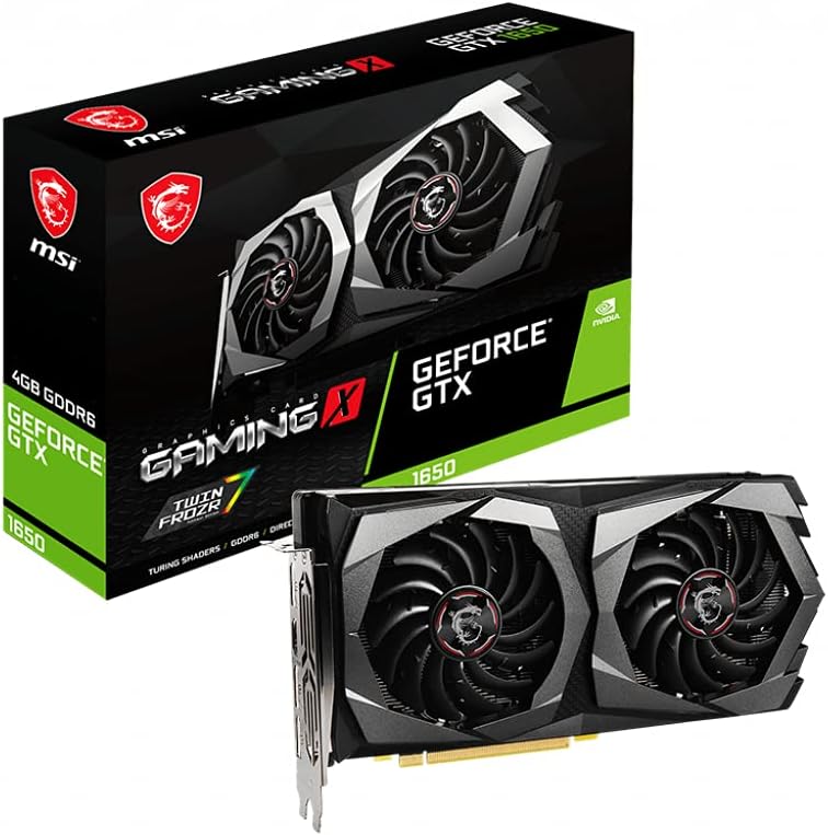 GTX 1650 4GB GDDR6 PCI Express 3.0 x16 ATX Graphics Card N1038