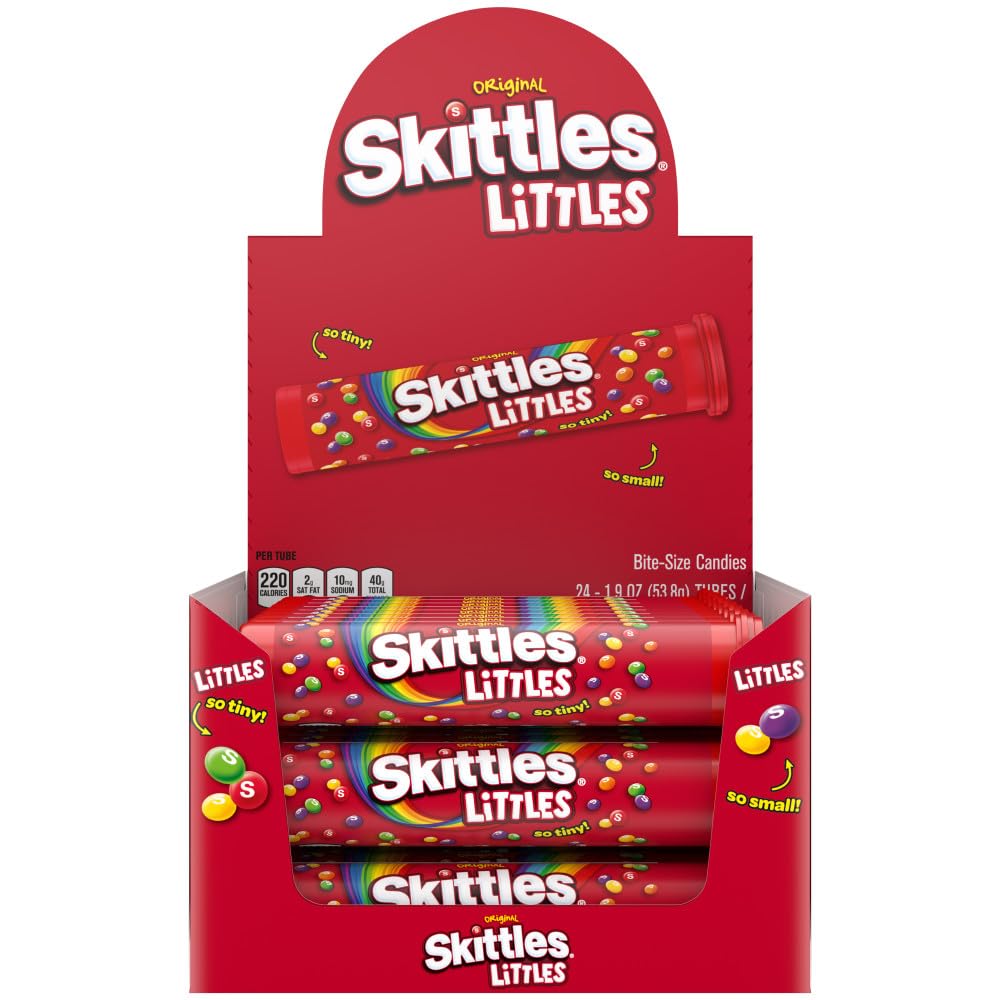 Skittles Original Mega Tube 1.9 Ounces Each 24 Per Pack W234