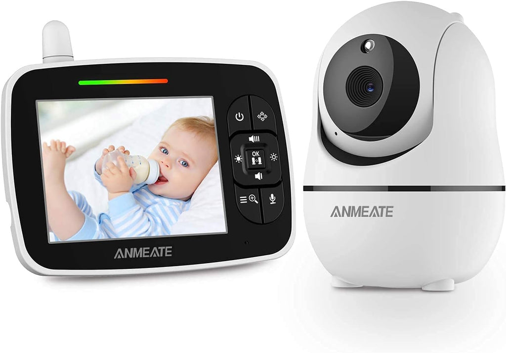 3.5” Video Baby Monitor with Infrared Night Vision and Two Way Talk O846