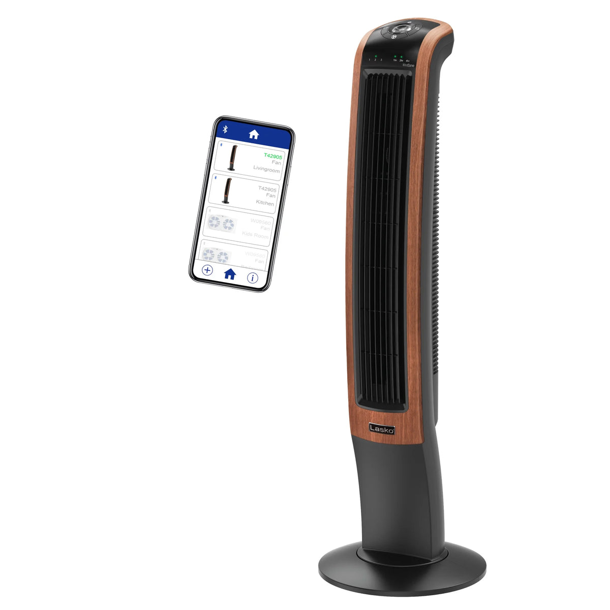 Black Oscillating Tower Fan G7501
