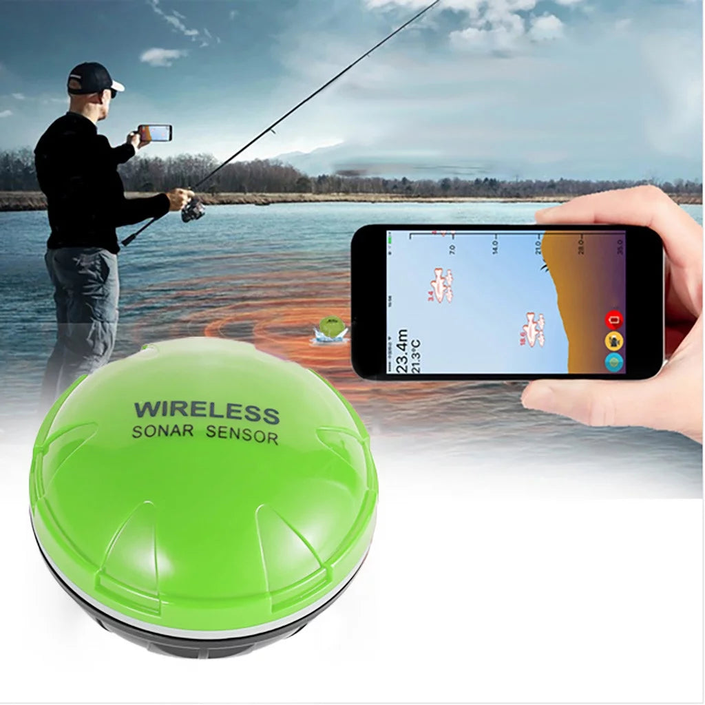 Portable Wireless Bluetooth Fish Finder Sonar Depth Finder C5332