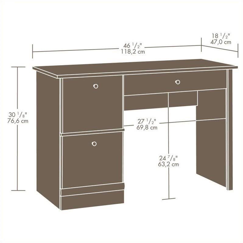 Computer Desk with Keyboard Tray in Cinnamon Cherry V2716