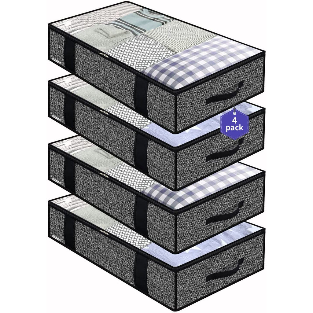 Foldable Underbed Storage Bag with Clear Window Q467