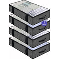 Foldable Underbed Storage Bag with Clear Window Q467
