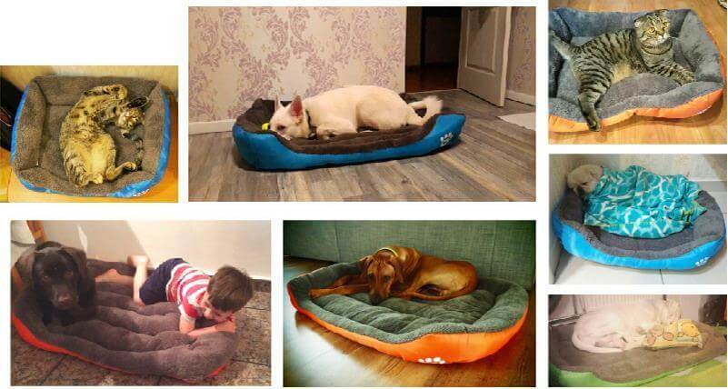 Soft Cloth Dog Bed E965485