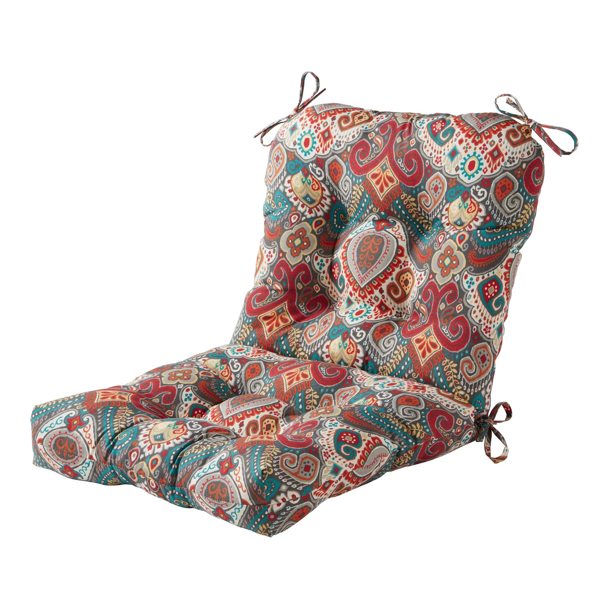 Reversible Tufted Outdoor Chair Cushion D132991