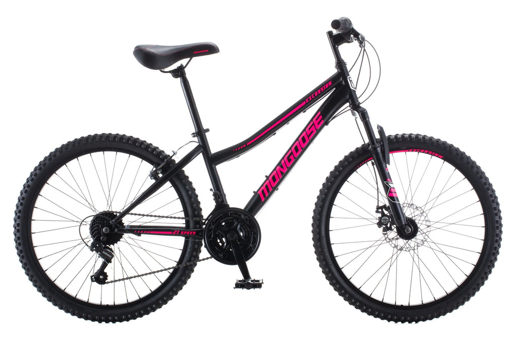 Black 24-in. 21 Speeds Mountain Bike E102777