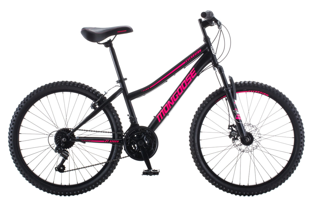 Black 24-in. 21 Speeds Mountain Bike E102777