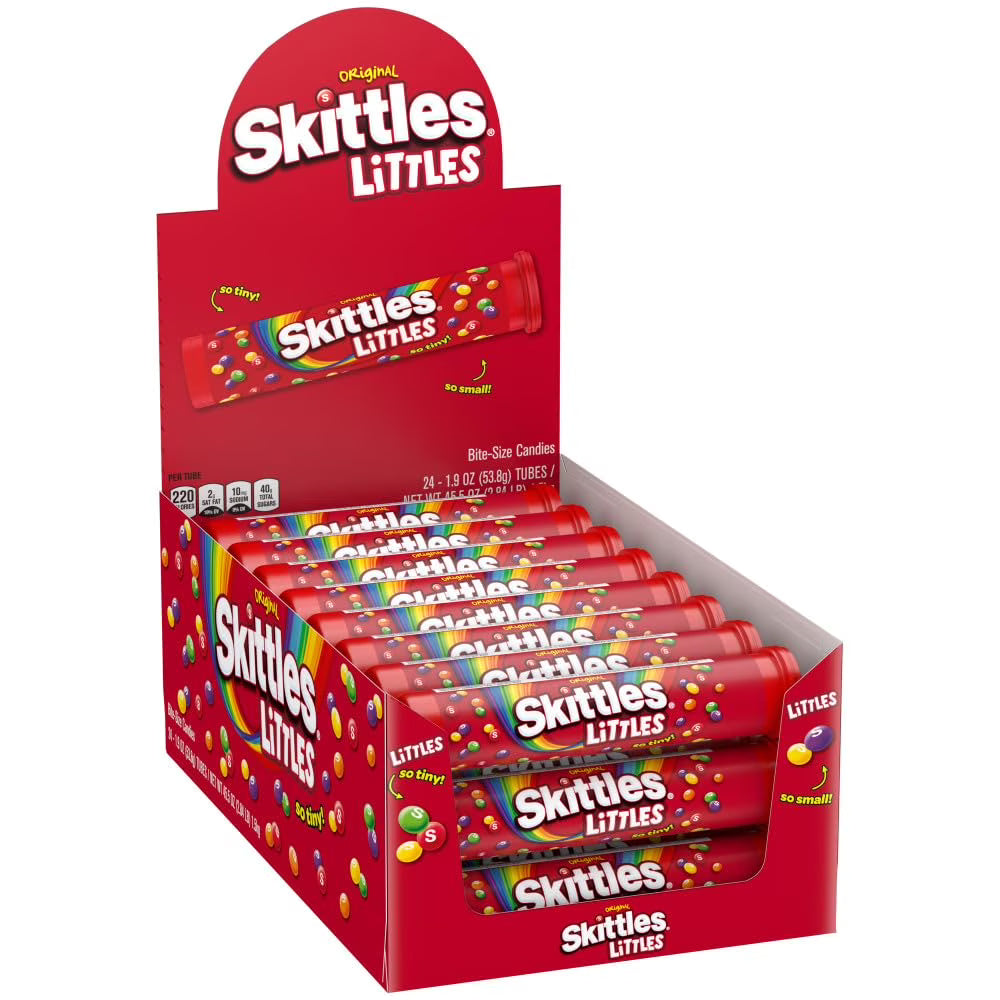 Skittles Original Mega Tube 1.9 Ounces Each 24 Per Pack W234