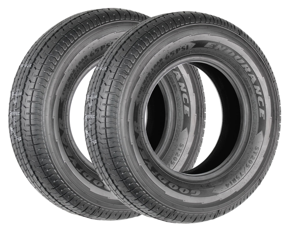 2-Pk Trailer Tire ST205/75R14 LRD U5460