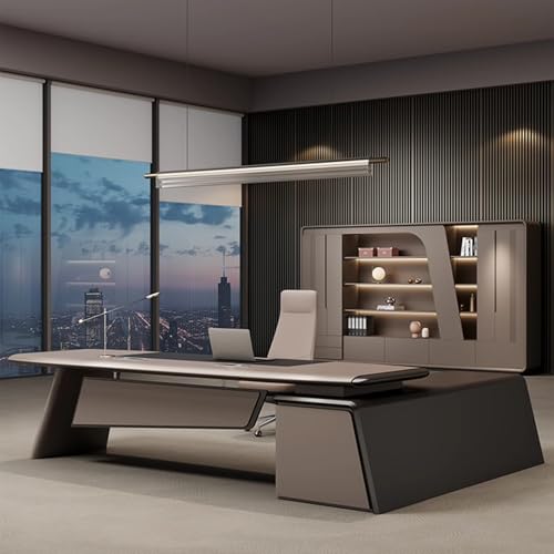 94.4" Executive Desk with Storage Cabinet and Drawer O842807
