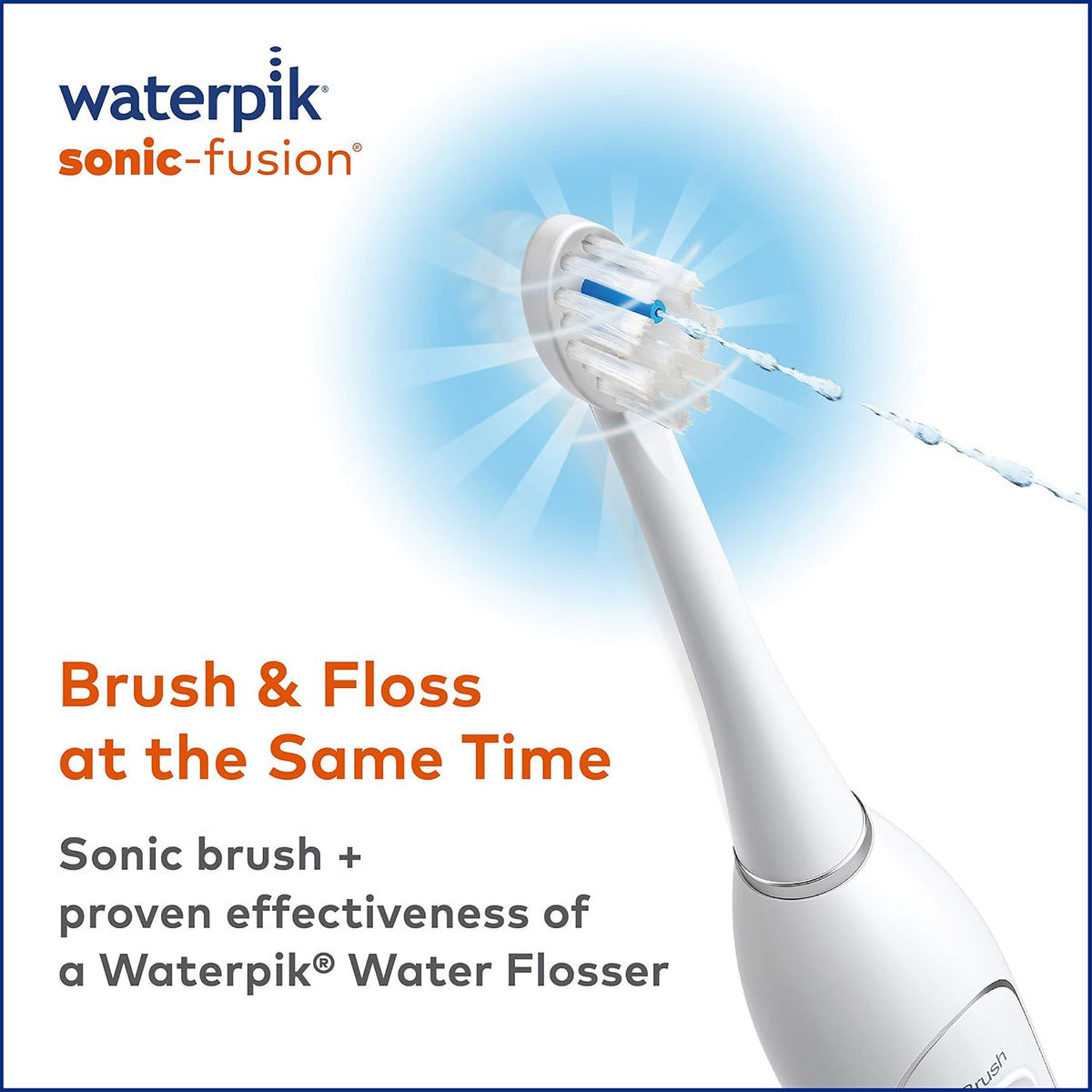 White Electric Toothbrush and Water Flosser Combo W70939