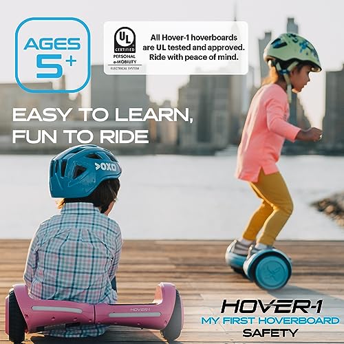 Electric Self-Balancing Hoverboard with 5 mph Max Speed, Dual 150W Motors, 6.3” Tires, 3 Miles Max Range, and LED Headlights U9988