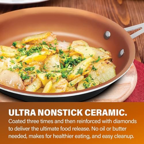 15 Pc Non Stick Ceramic Cookware Set D4928