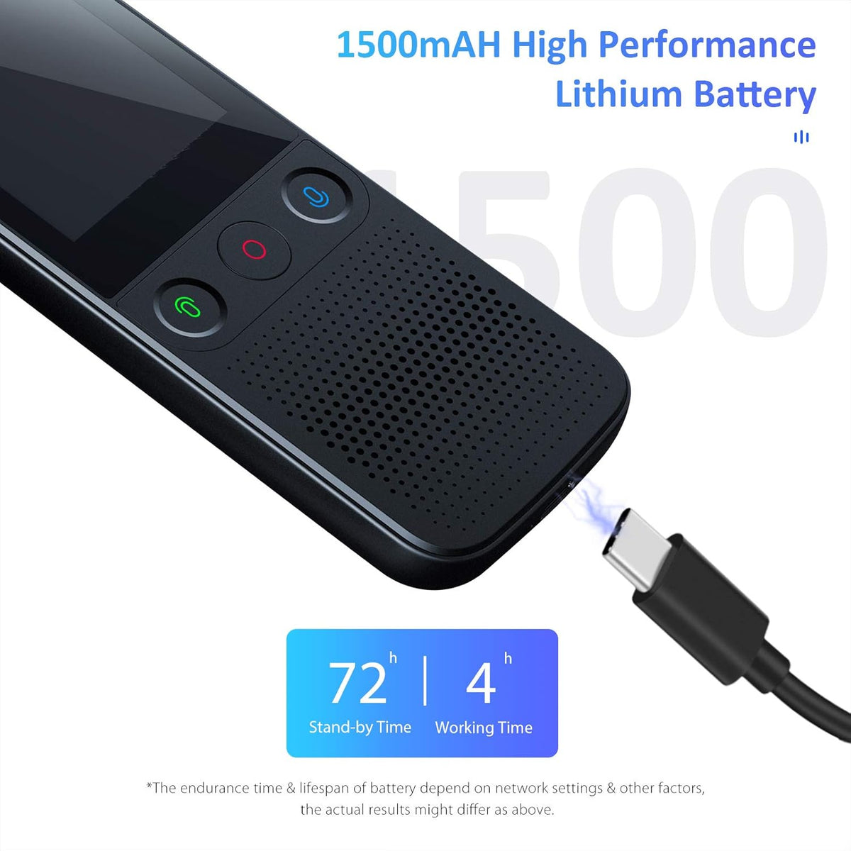 Two Way Real Time WiFi Translator Device Pack of 2 T80813