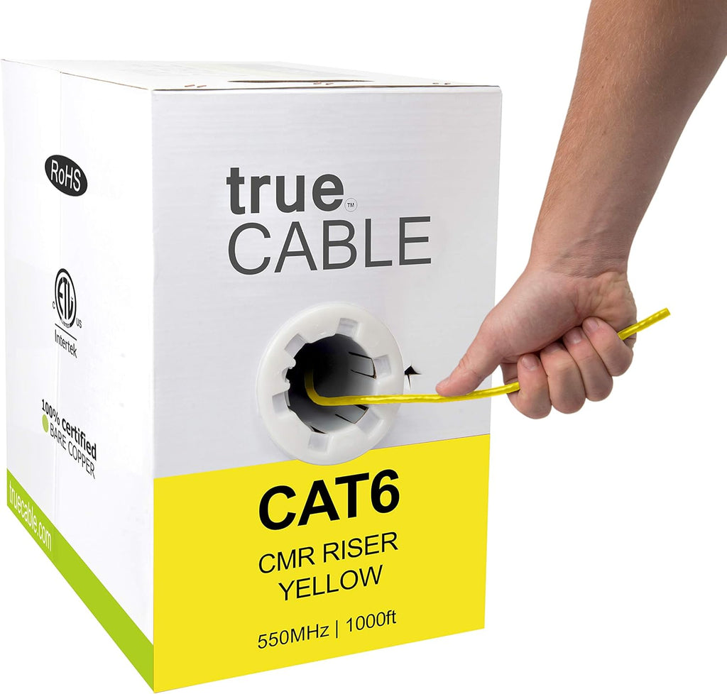 1000ft Gray 23AWG 4 Pair Solid Bare Copper Bulk Ethernet Cable N9530
