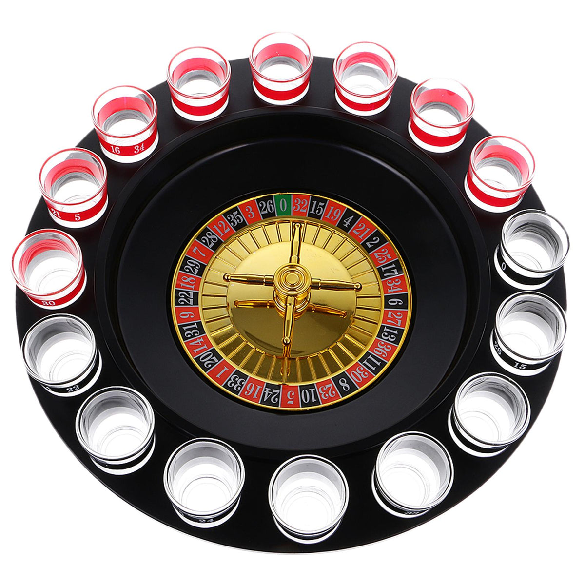 Drinking Roulette Set Glass for Party Game L77059