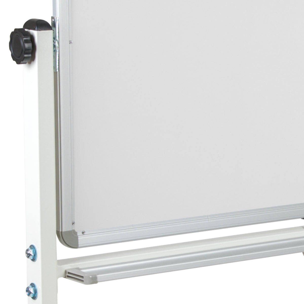Double-Sided Mobile White Board with Pen Tray N1872